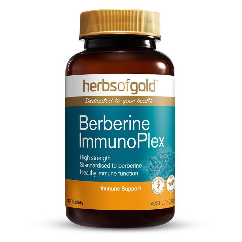 Herbs Of Gold Berberine Immunoplex 30tabs Australia