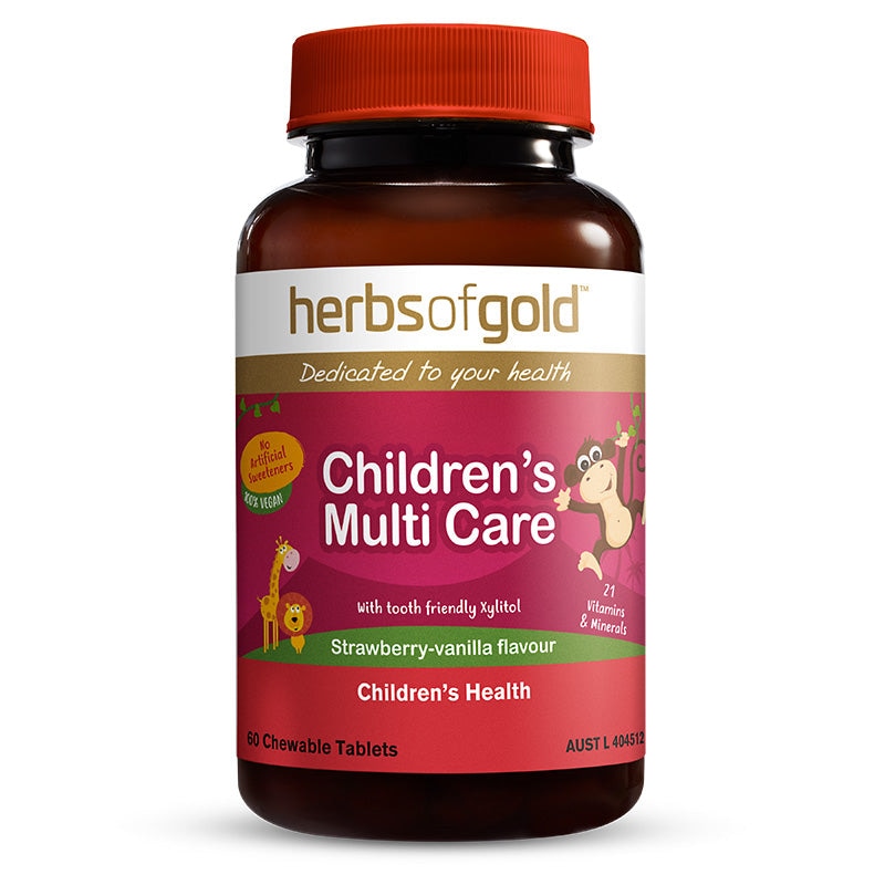 Herbs Of Gold Children's Multi Care Chewable 60tabs Australia