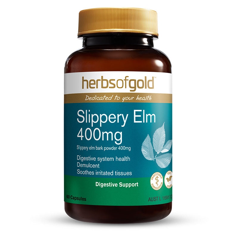 Herbs Of Gold Slippery Elm 400mg 60caps Australia