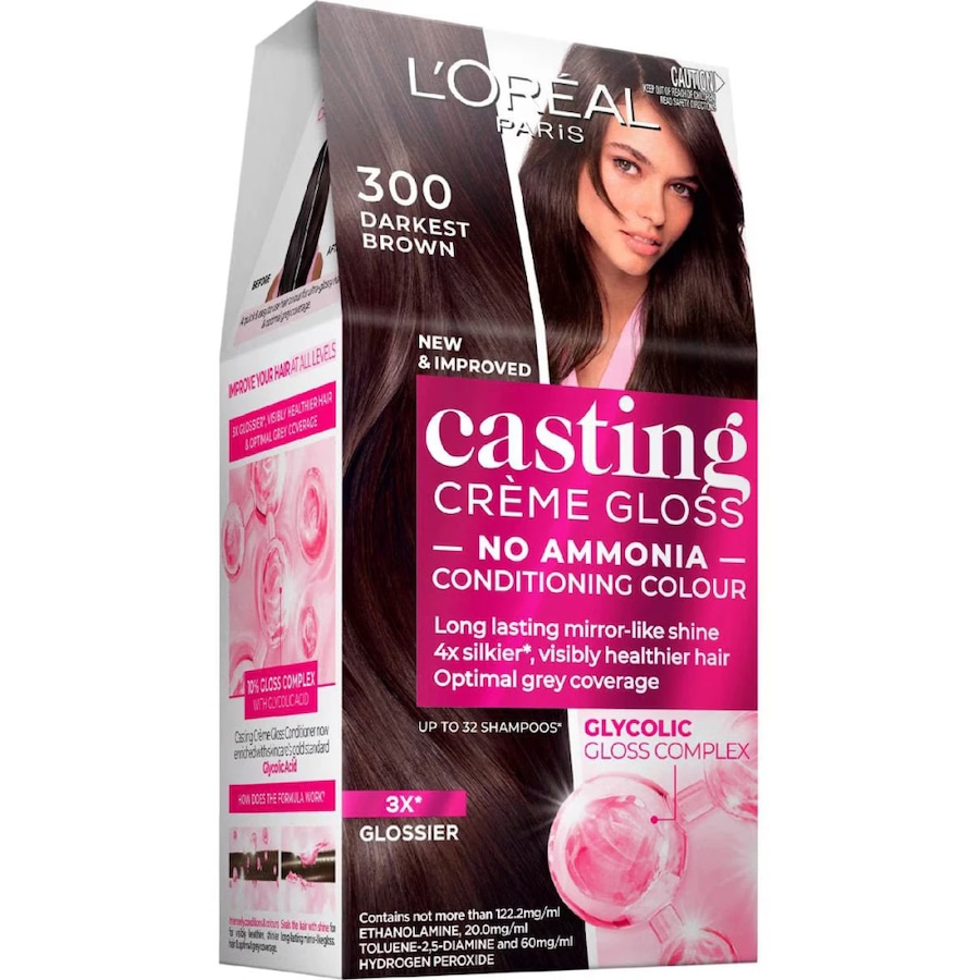 Loreal Casting Crème Gloss Semi-Permanent Hair Colour - 300 Darkest Brown