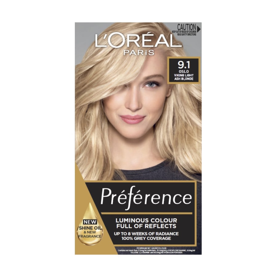 Loreal Preference 9.1 Viking Light Ash Blonde