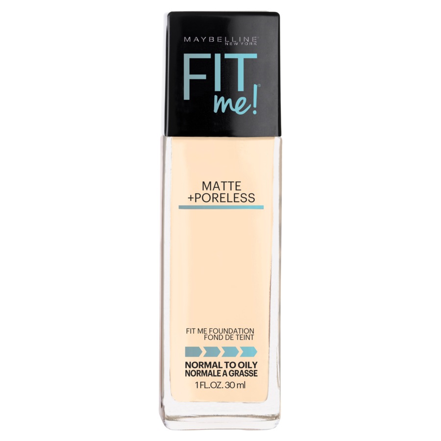Maybelline Fit Me Matte & Poreless Mattifying Liquid Foundation - 110 Porcelain