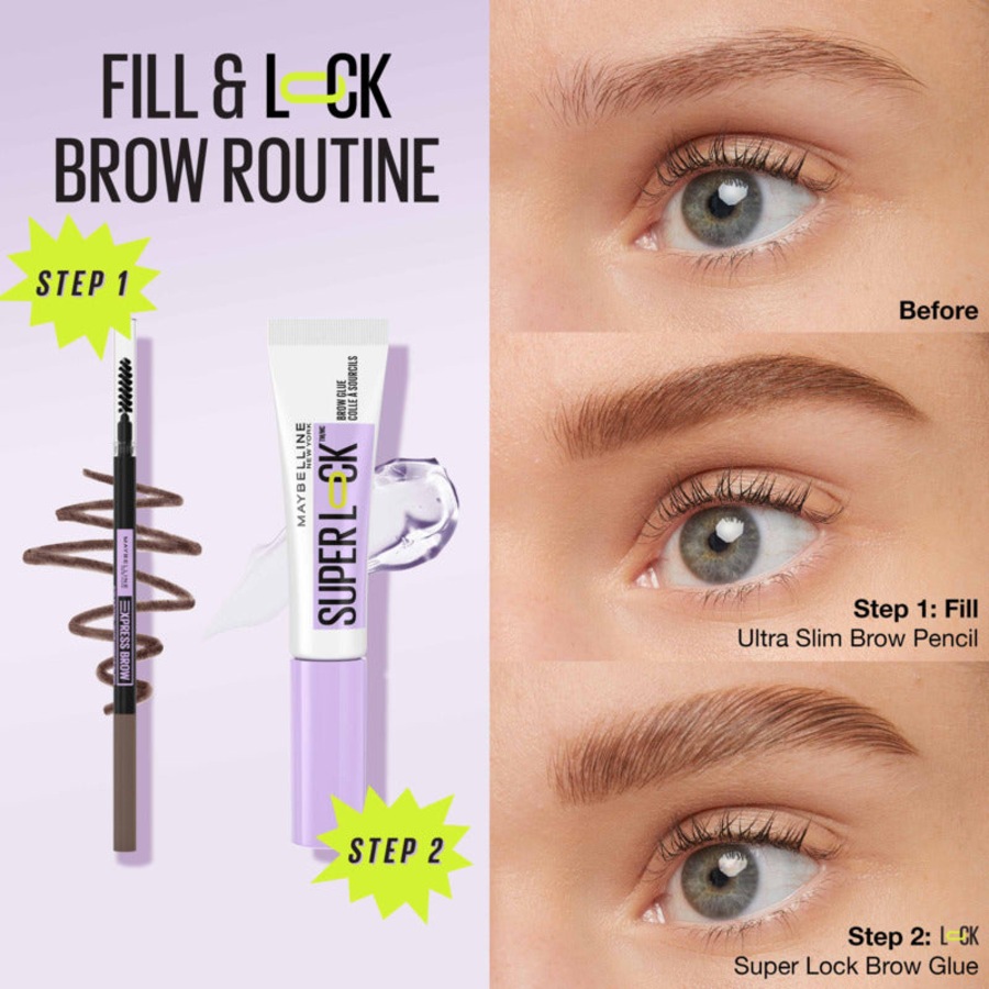Maybelline Super Lock Brow Glue Clear Eyebrow Gel