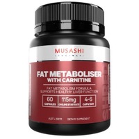 Musashi Fat Metaboliser with Carnitine 60 Capsules