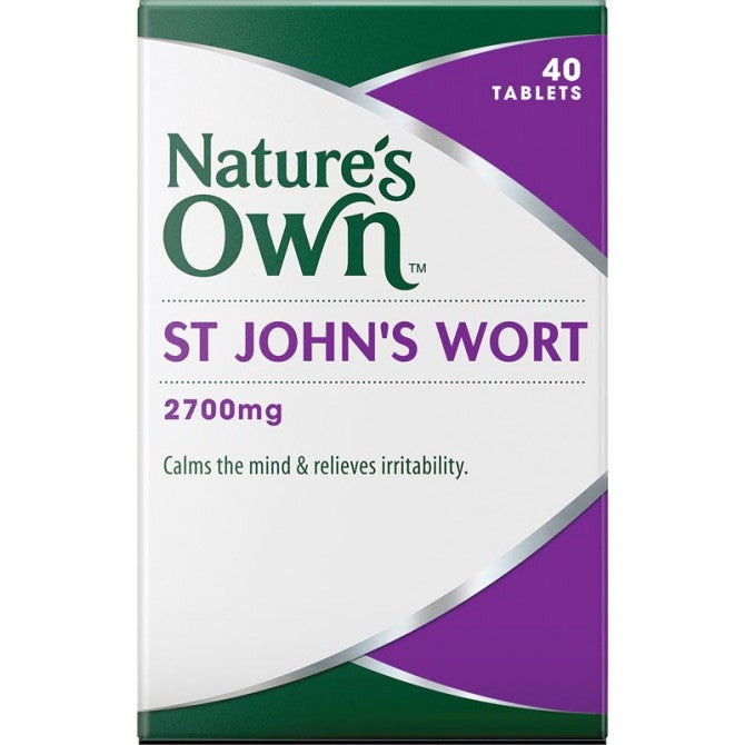 Natures Own St Johns Wort 2700Mg 40 Tabs