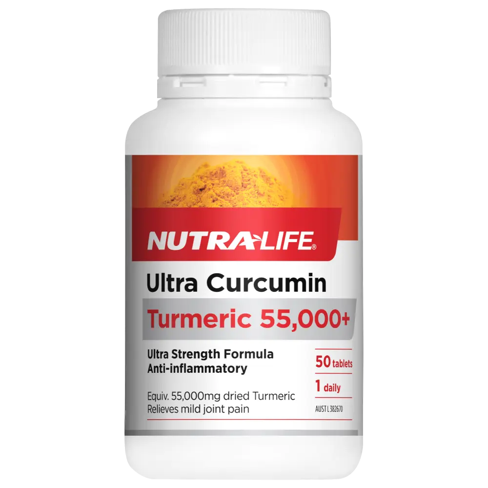 Nutra-Life Ultra Curcumin Turmeric 55000+ 50tabs Australia