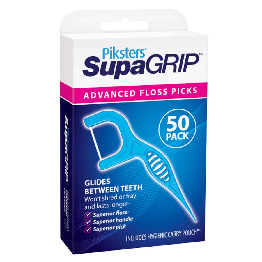 Piksters SupaGRIP Floss Picks 50 Pack