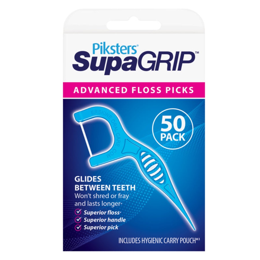 Piksters SupaGRIP Floss Picks 50 Pack