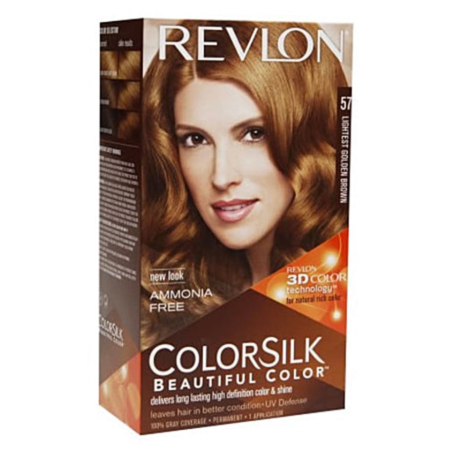 Revlon ColorSilk Beautiful Color - 57 Lightest Gold Brown
