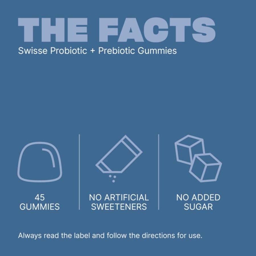 Swisse Probiotic & Prebiotic Gummies 45 Pack