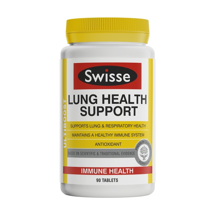 Swisse Ultiboost Lung Health Support Respiratory Immune Care Tablets Pack of 90