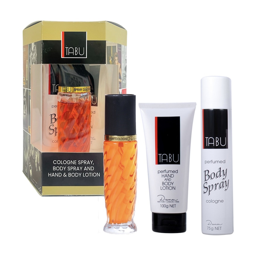 Tabu Eau De Toilette 60ml 3 Piece Gift Set