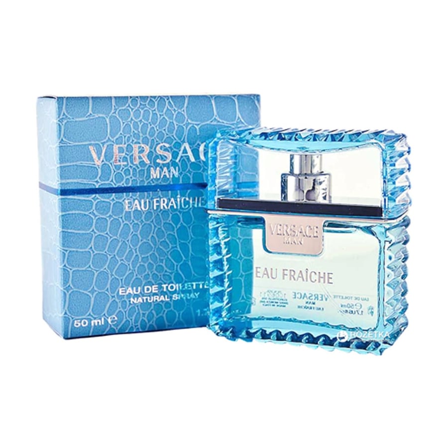 Versace Man Eau Fraiche de Toilette Men's Spray Fragrance Woody Aquatic 50ml
