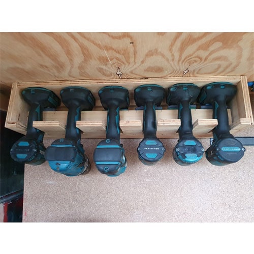 6 X Cordless Tool Mount Holder Suit Makita 18V Li Ion Tools