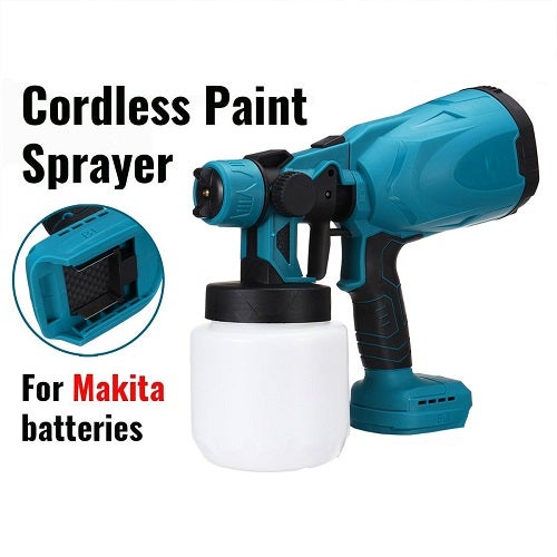 Buy Makita 18V Li Ion Cordless Paint Spray Gun 800ml MyDeal