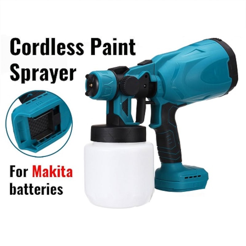 Buy Makita 18V Li Ion Brushless Cordless Paint Spray Gun 800ml MyDeal buy-makita-18v-li-ion-brushless-cordless-paint-spray-gun-800ml-mydeal