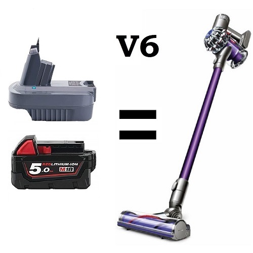 Dyson V6 Battery Adapter To Milwaukee 18V Li Ion Australia