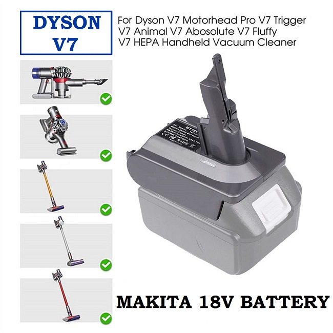 Dyson V7 Battery Adapter To Makita 18V Li Ion Australia