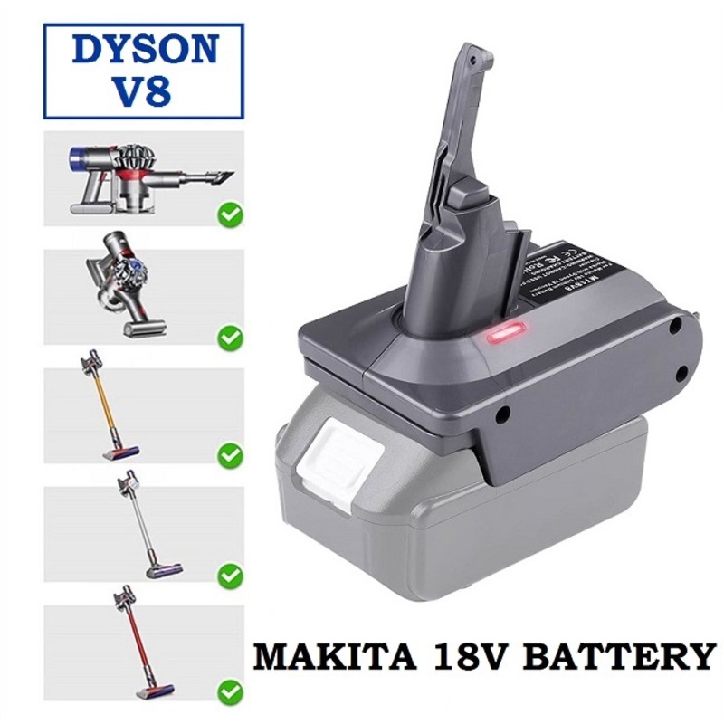 Buy Dyson V8 Vacuum Battery Adapter To Makita 18V LiIon Battery MyDeal
