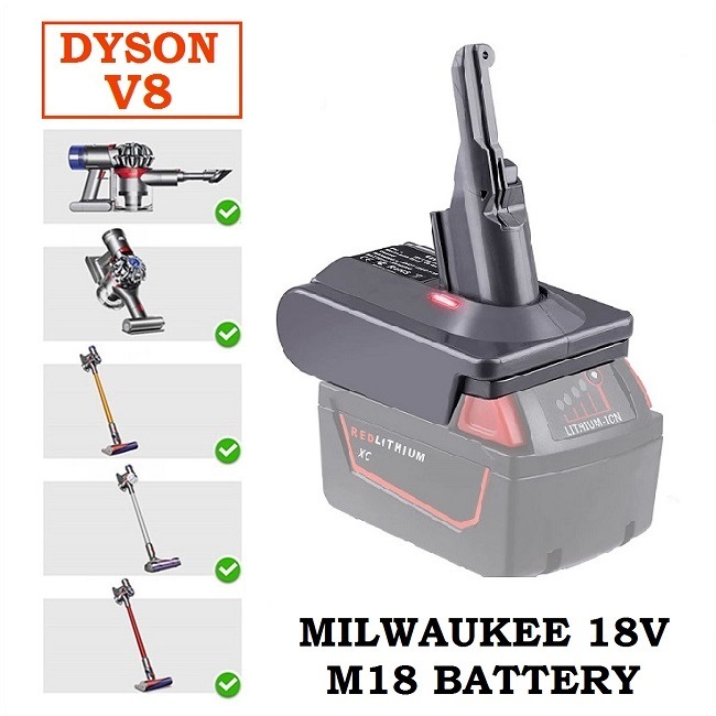 Dyson V8 Battery Adapter To Milwaukee M18 18V Li Ion Australia