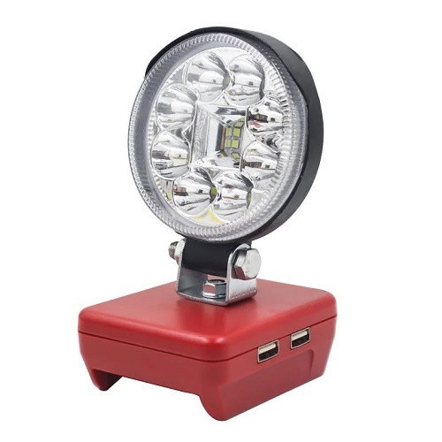 LED Work Light 3 Inch with USB for Milwaukee 18V Battery Unbranded Australia