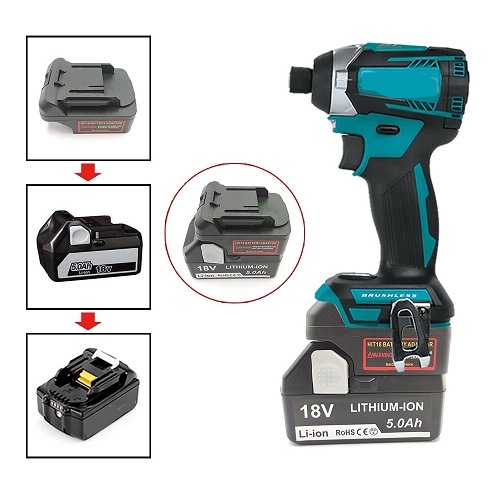 Makita Battery Adapter to Hikoki / Hitachi 18V Li Ion Australia