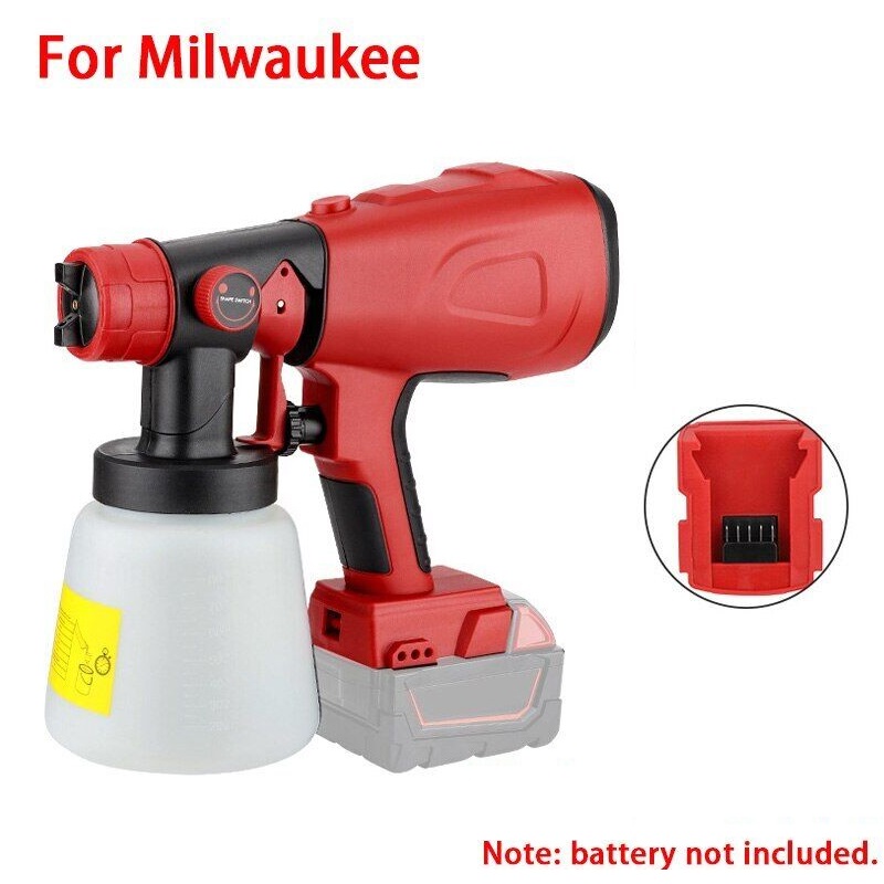 Milwaukee 18V Li Ion Cordless Paint Spray Gun 800ml Australia