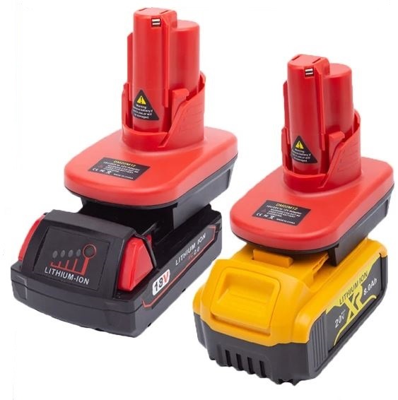 Milwaukee M12 12V Battery Adapter to Dewalt or 18V  Australia