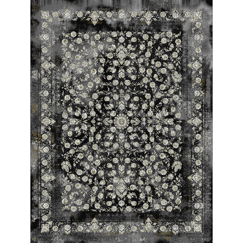 Buy Mashad 803582 Dark Blue Traditional Persian Area Rug MyDeal