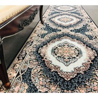 Zartosht 4770 Hallway Runner Navy Traditional Rug