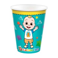 Cocomelon Paper Cups 8 Pack Multicoloured 266 mL/9oz