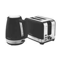 Sunbeam Chic Breakfast Pack Toaster & Kettle - Black