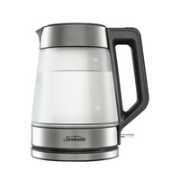 Sunbeam Morning Frost Glass Kettle 1.7L