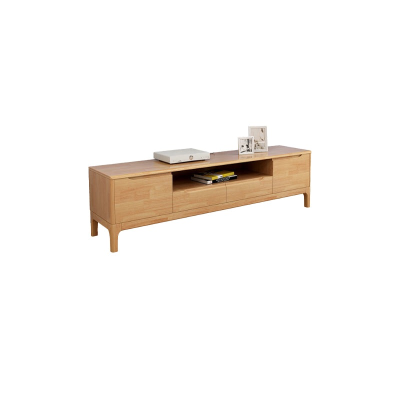Buy Cleo Wood TV Unit 180cm/ Rubberwood/Solid Timber/Mid Century/Light