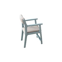 Sinoa Height Adjustable Solid Timber Study Chair /Rubberwood/Cotton and Linen