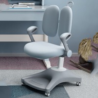 Hubble Kids Adjustable Study Chair/ Computer Chair/Office Chair with Armrests/Blue
