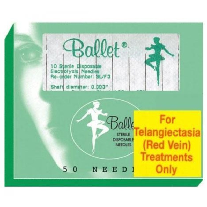 Buy Ballet Red Vein Needles K3 Box of 50 MyDeal