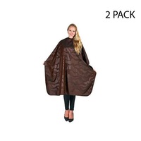 Betty Dain Bleach Proof All Purpose Cape - Brown - 2 Units