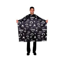 Betty Dain Moustaches Styling Cape - Black