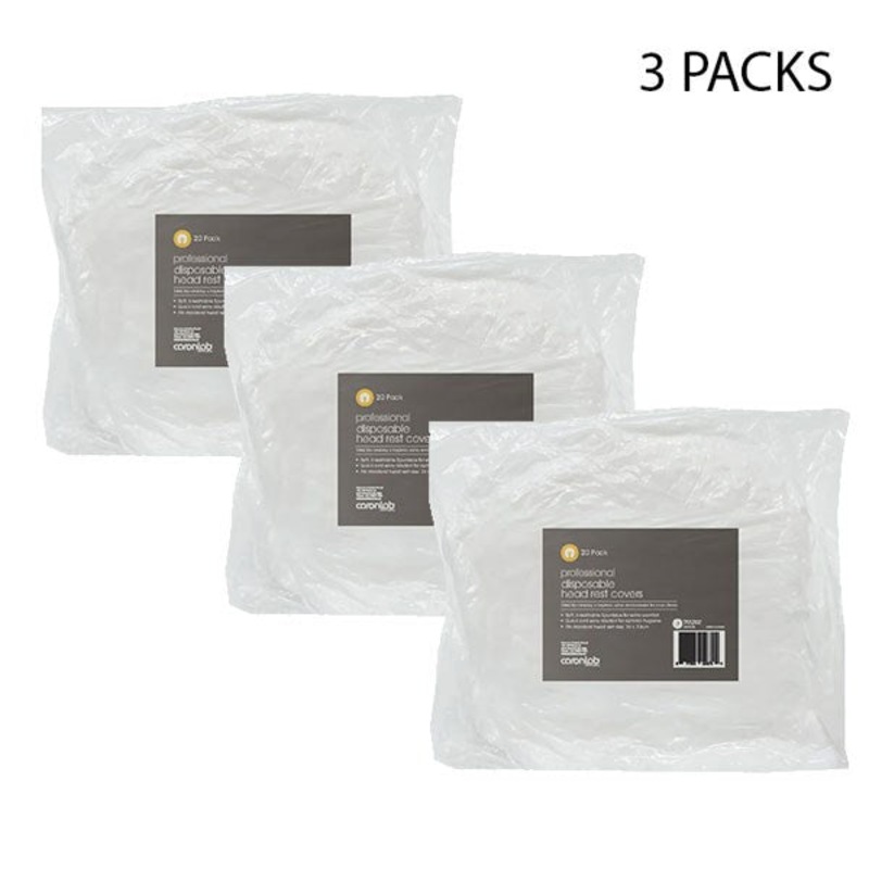 Buy CaronLab Disposable Face / Head Rest Cover 20 Pack 3 Units MyDeal