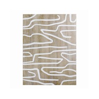 Crevice Carved Wood Wall Art
