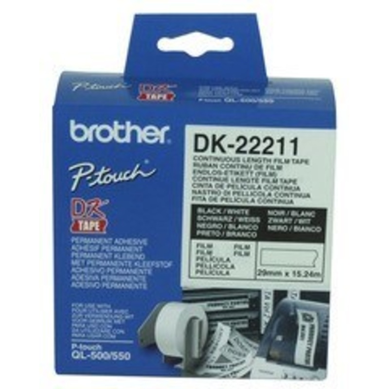 BETCKEY 6 Rouleaux Film Résistant DK-22211 Compatible Brother - Étiquettes Continues 29mm