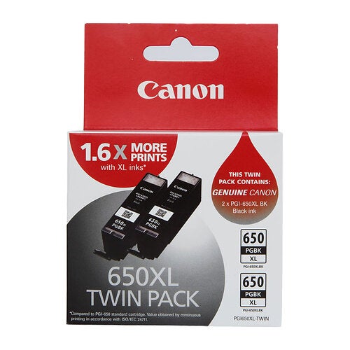 Canon PGI-650XL Black Ink - Twin Pack