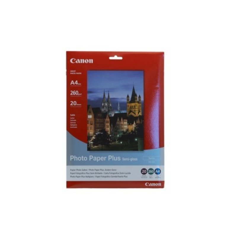 Buy Canon Semi Gloss Photo Paper A4 20 Sheets 260gsm MyDeal