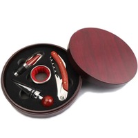 Don vassie Luxury wine accessories gift box-4 pieces round box