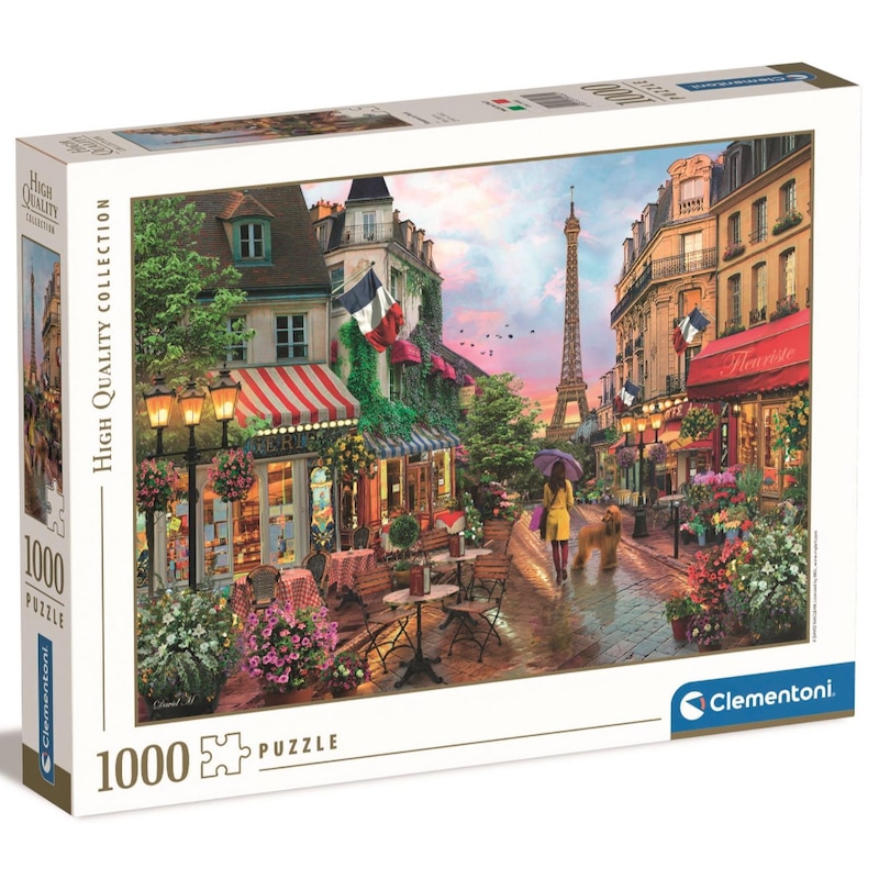 Buy Clementoni 1000 Piece Puzzle Flowers In Paris - MyDeal