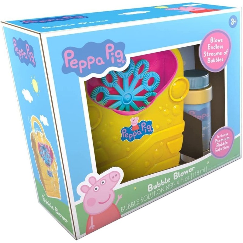 Buy Peppa Pig Bubble Machine With Bubble Mix MyDeal