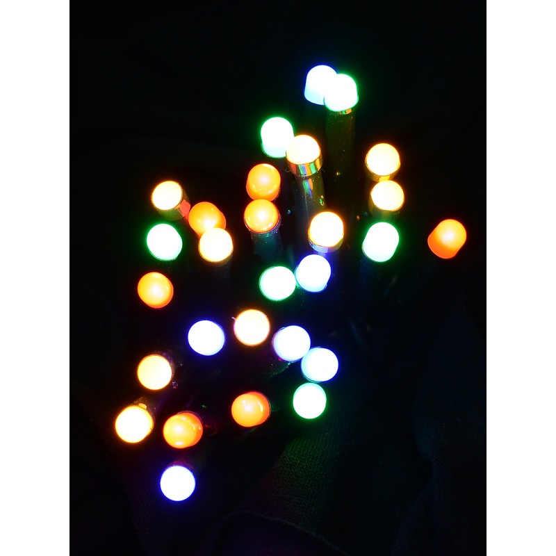 Buy 300 Multi Colour LED Mini Round Bulb Christmas Fairy String Lights 30m MyDeal