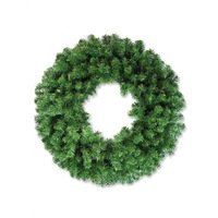 Giant Balsam Pine Needle Christmas Wreath With 354 Tips - 90cm