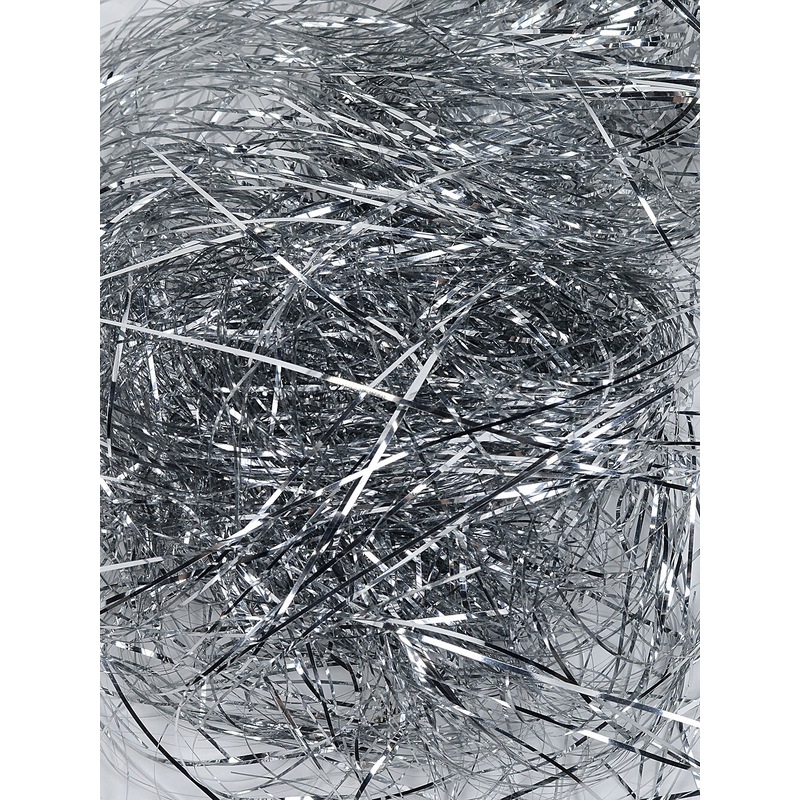 Buy Metallic Silver Christmas Tinsel Lametta Icicles 300 strands MyDeal